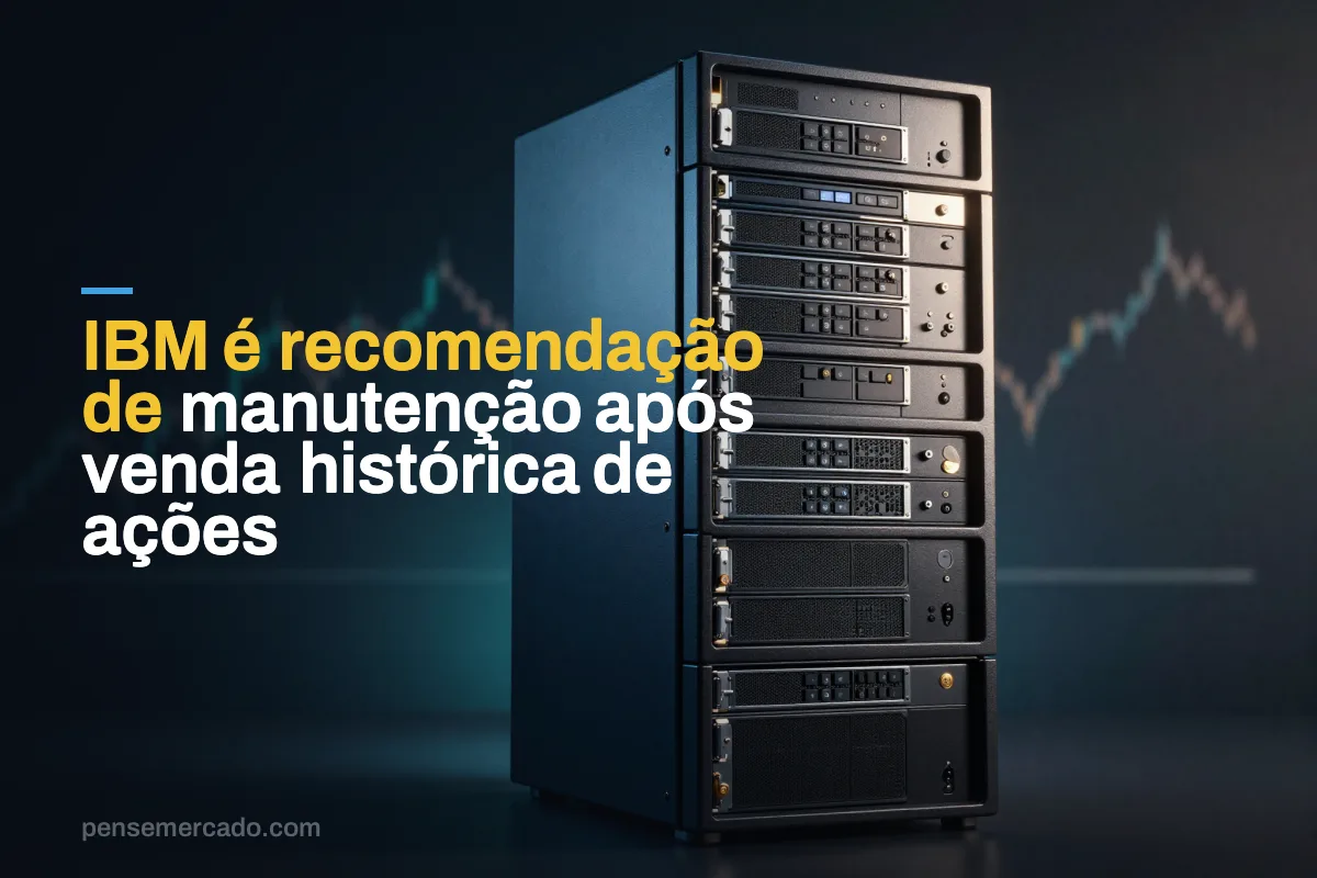 IBM é recomendação de manutenção após venda histórica de ações