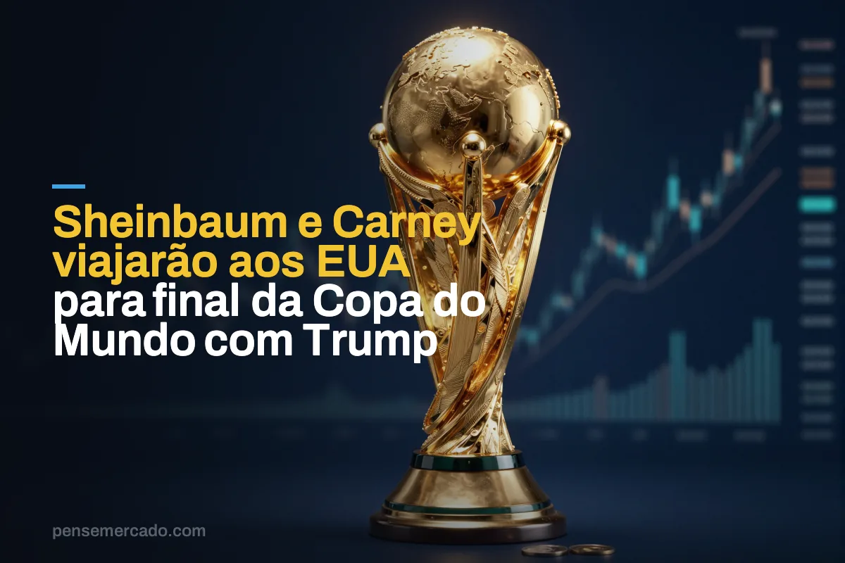 Sheinbaum e Carney viajarão aos EUA para final da Copa do Mundo com Trump