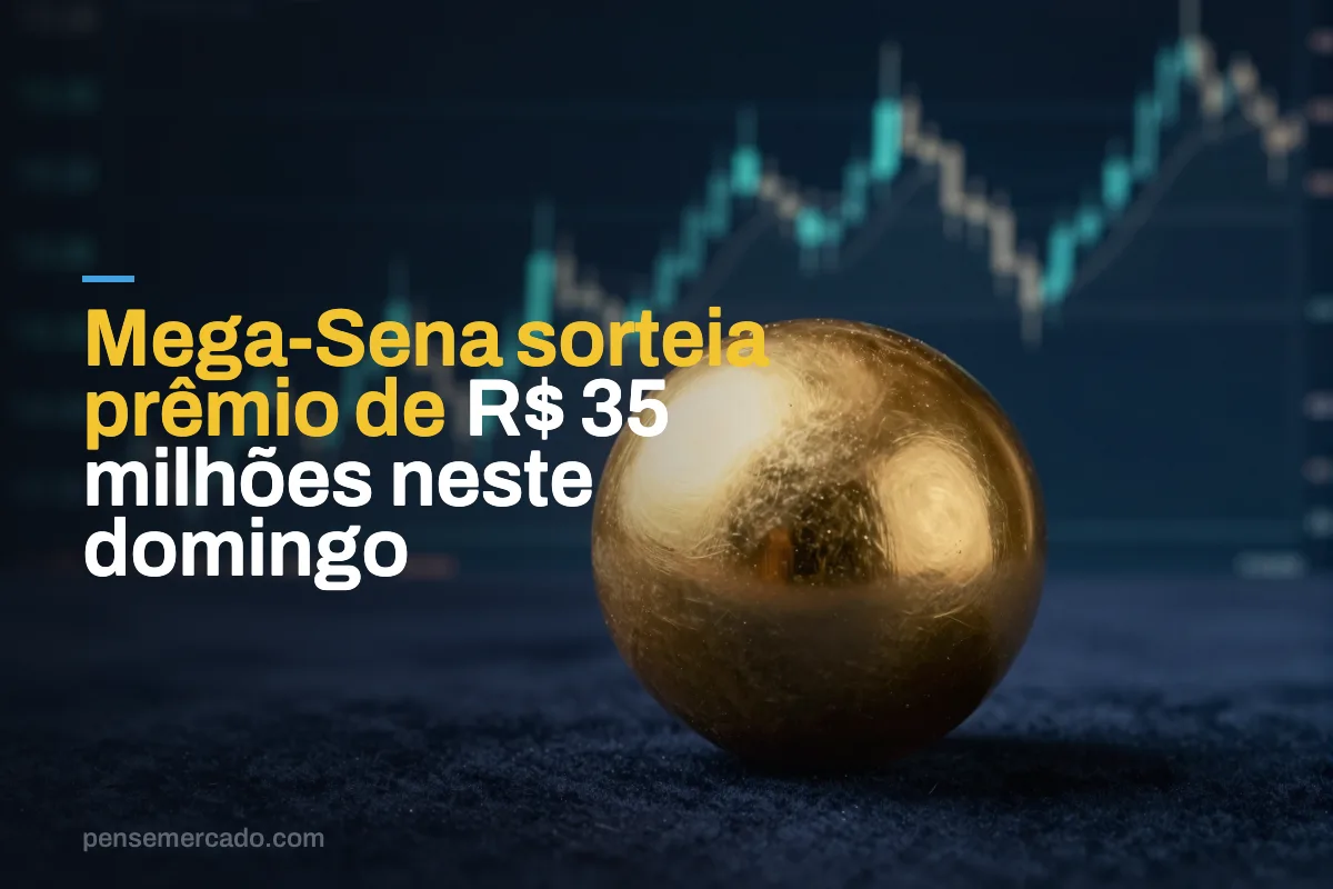 Mega-Sena sorteia prêmio de R$ 35 milhões neste domingo