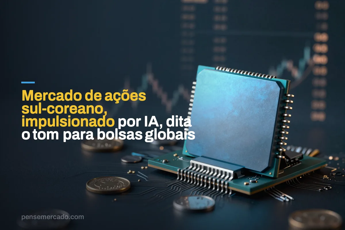 Mercado de ações sul-coreano, impulsionado por IA, dita o tom para bolsas globais