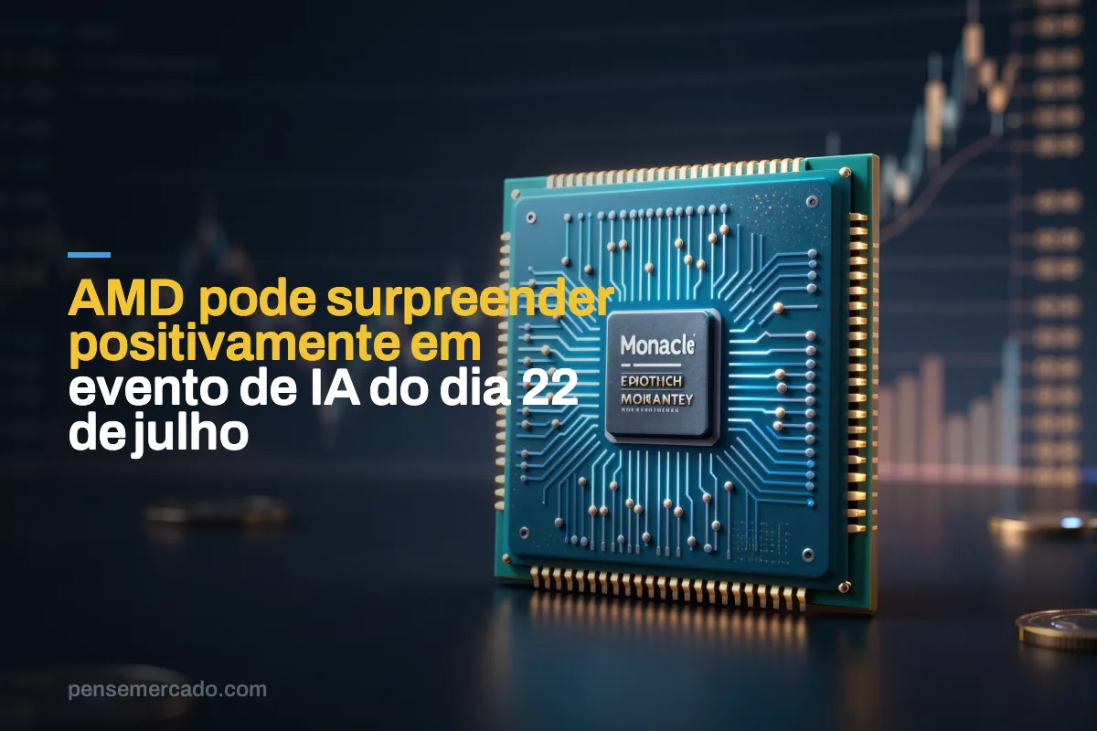 AMD pode surpreender positivamente em evento de IA do dia 22 de julho