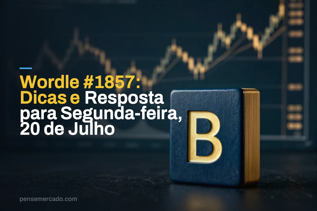 Wordle #1857: Dicas e Resposta para Segunda-feira, 20 de Julho