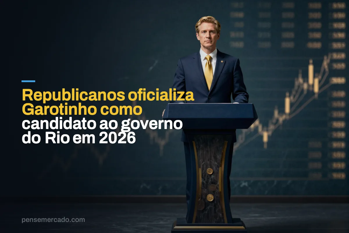 Republicanos oficializa Garotinho como candidato ao governo do Rio em 2026