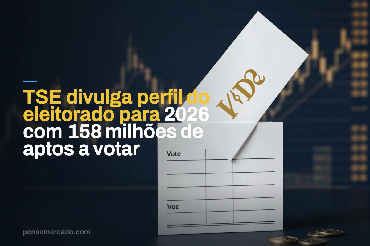 TSE divulga perfil do eleitorado para 2026 com 158 milhões de aptos a votar