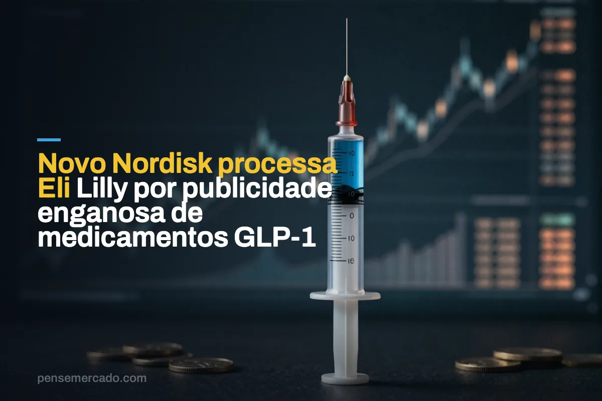 Novo Nordisk processa Eli Lilly por publicidade enganosa de medicamentos GLP-1