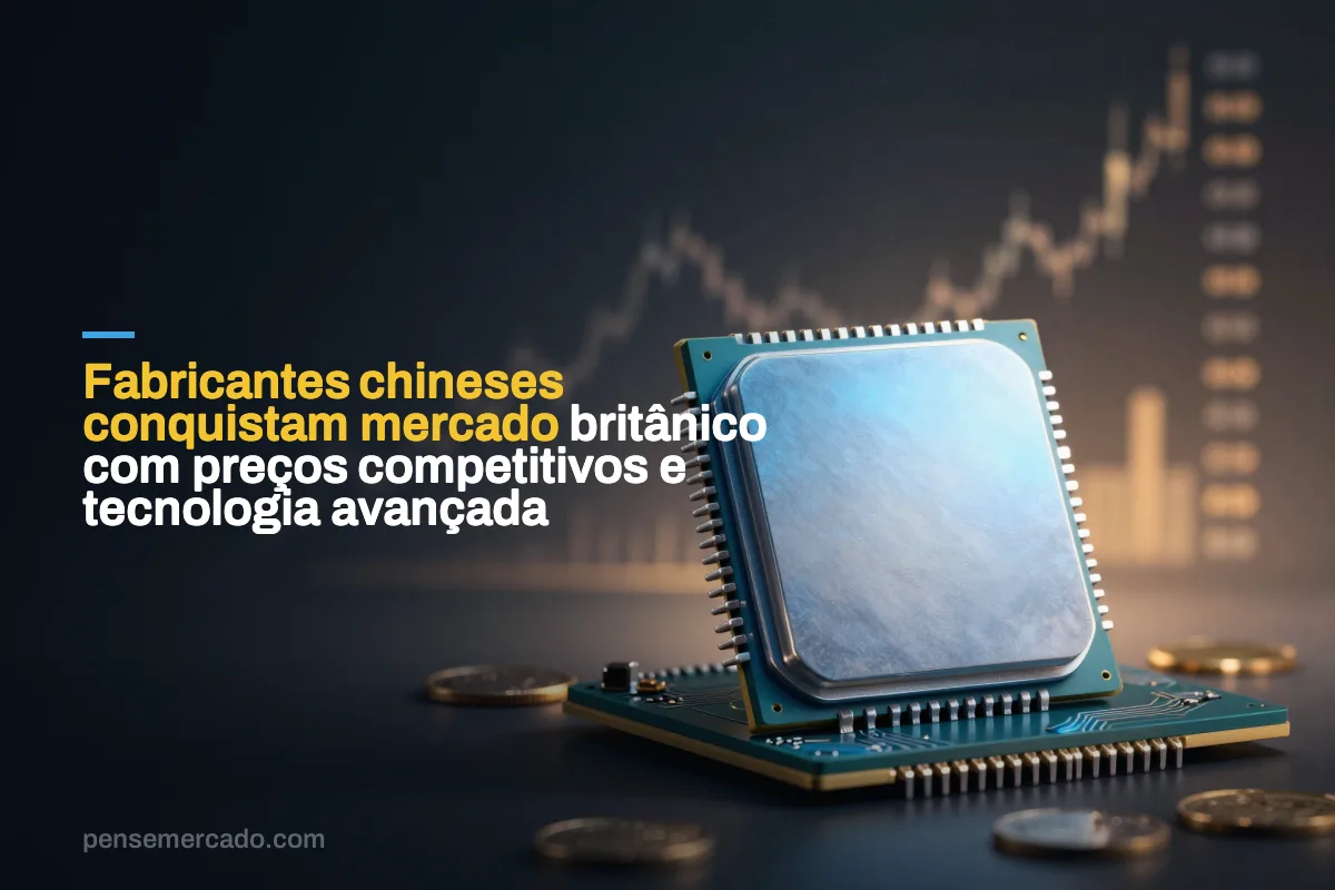 Fabricantes chineses conquistam mercado britânico com preços competitivos e tecnologia avançada