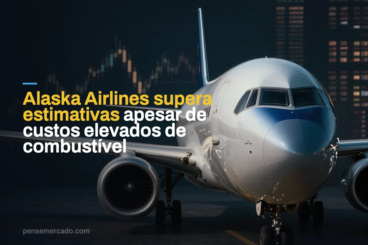 Alaska Airlines supera estimativas apesar de custos elevados de combustível