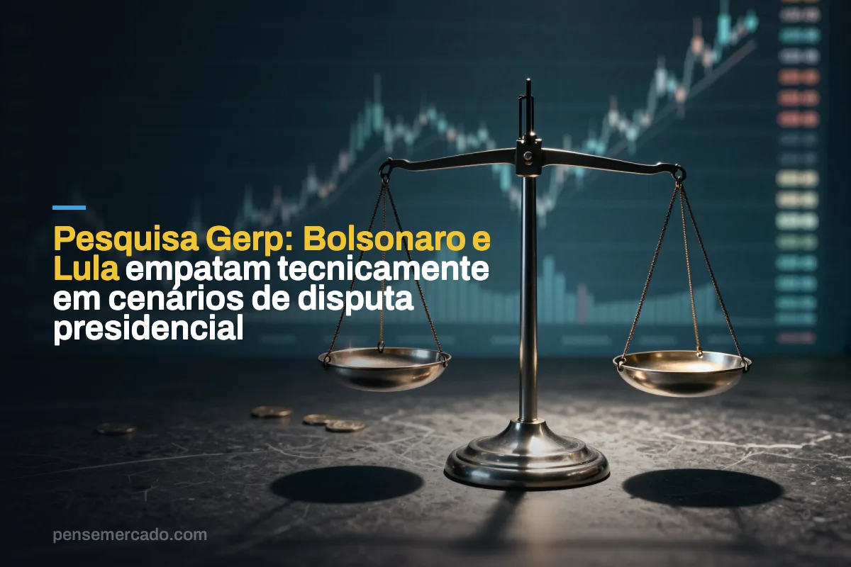 Pesquisa Gerp: Bolsonaro e Lula empatam tecnicamente em cenários de disputa presidencial