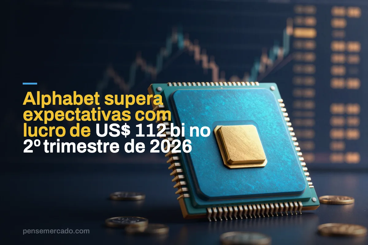 Alphabet supera expectativas com lucro de US$ 112 bi no 2º trimestre de 2026