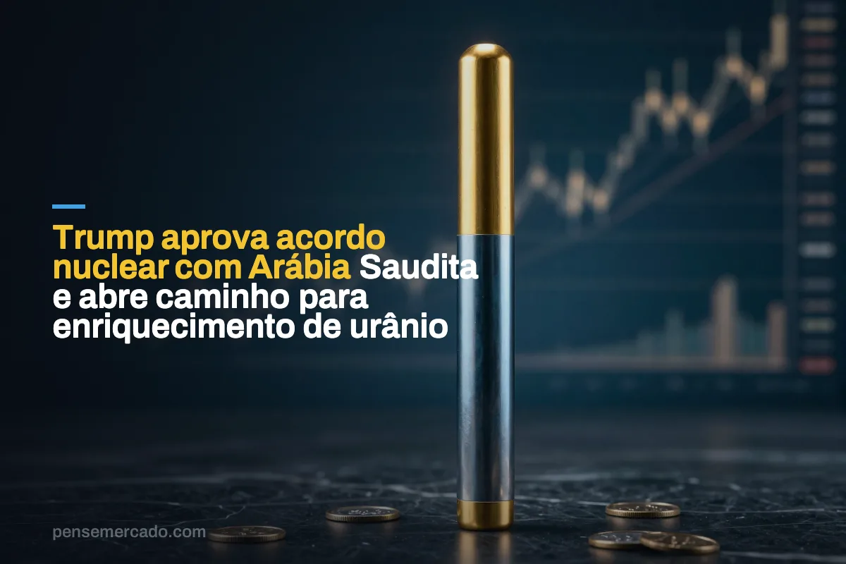 Trump aprova acordo nuclear com Arábia Saudita e abre caminho para enriquecimento de urânio