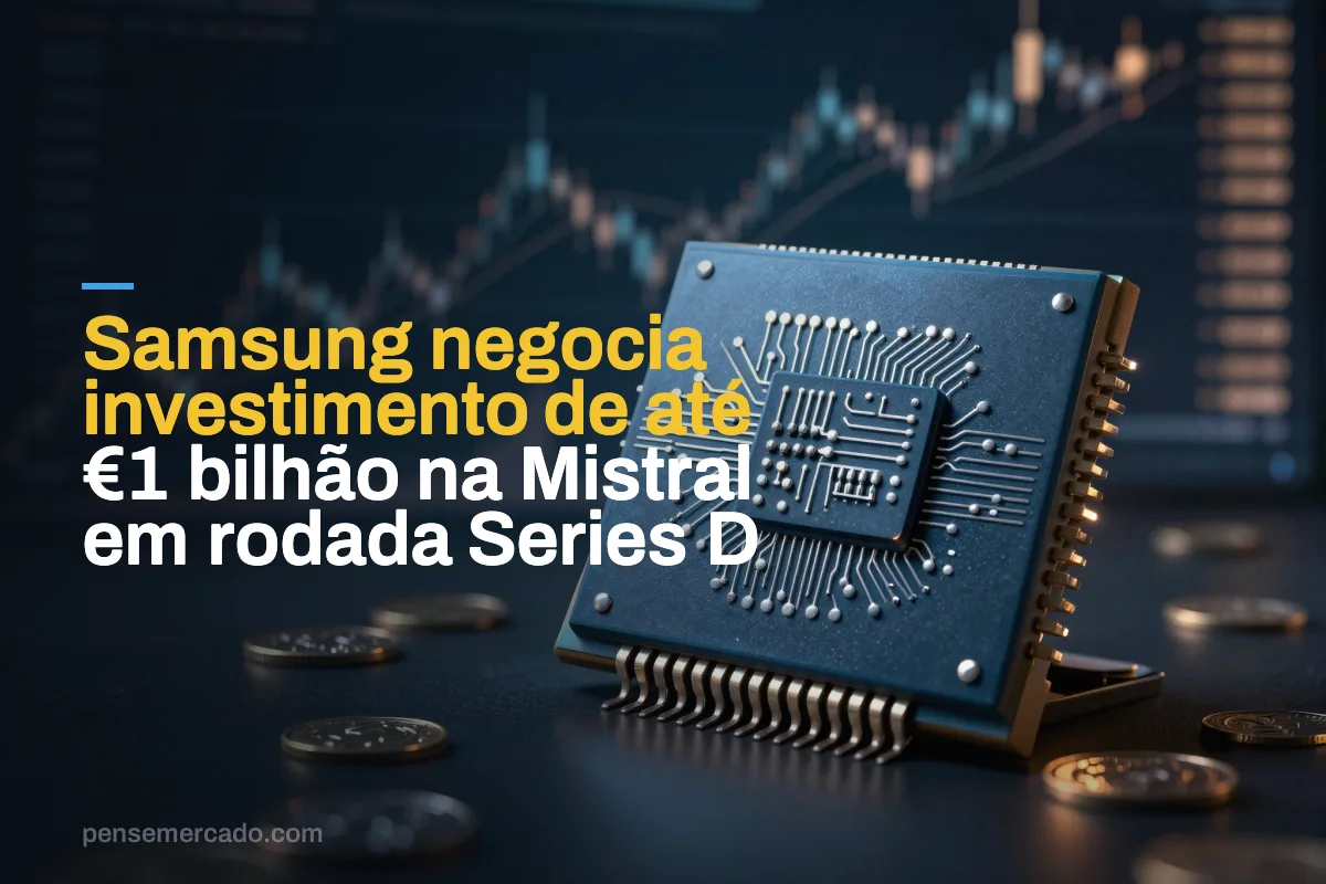 Samsung negocia investimento de até €1 bilhão na Mistral em rodada Series D