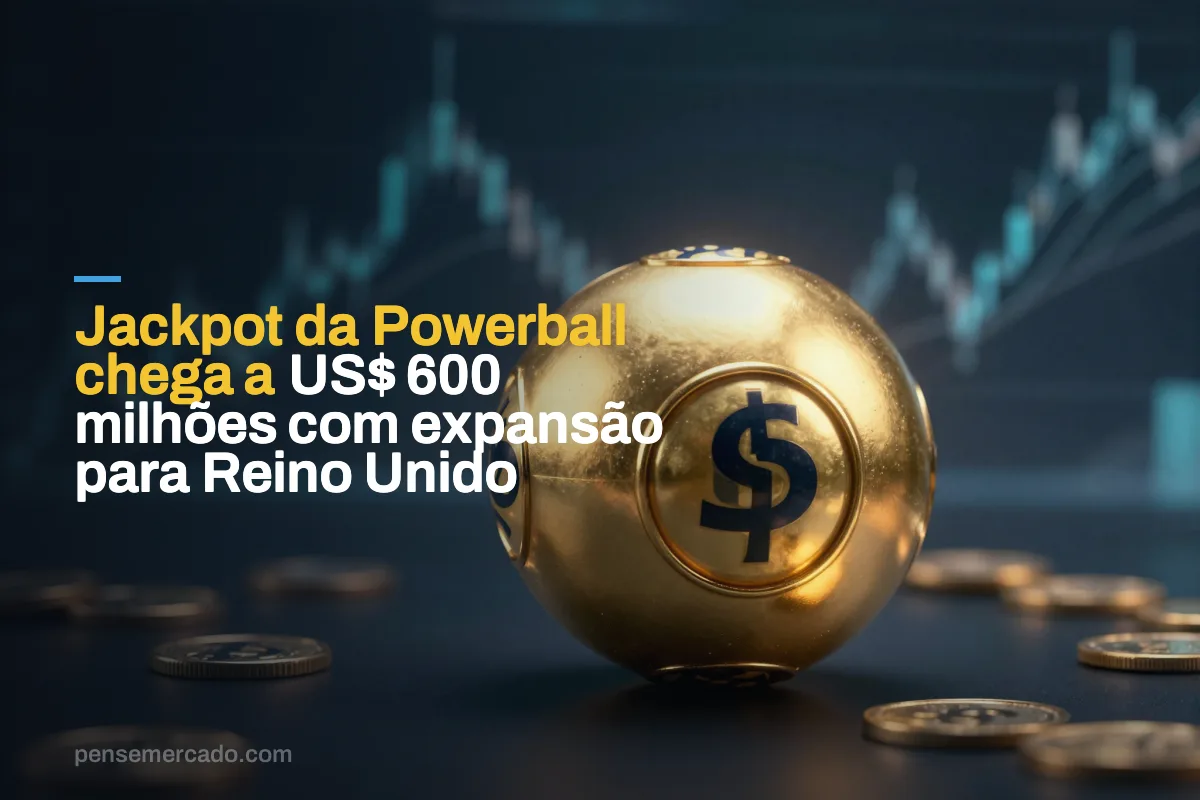 Jackpot da Powerball chega a US$ 600 milhões com expansão para Reino Unido