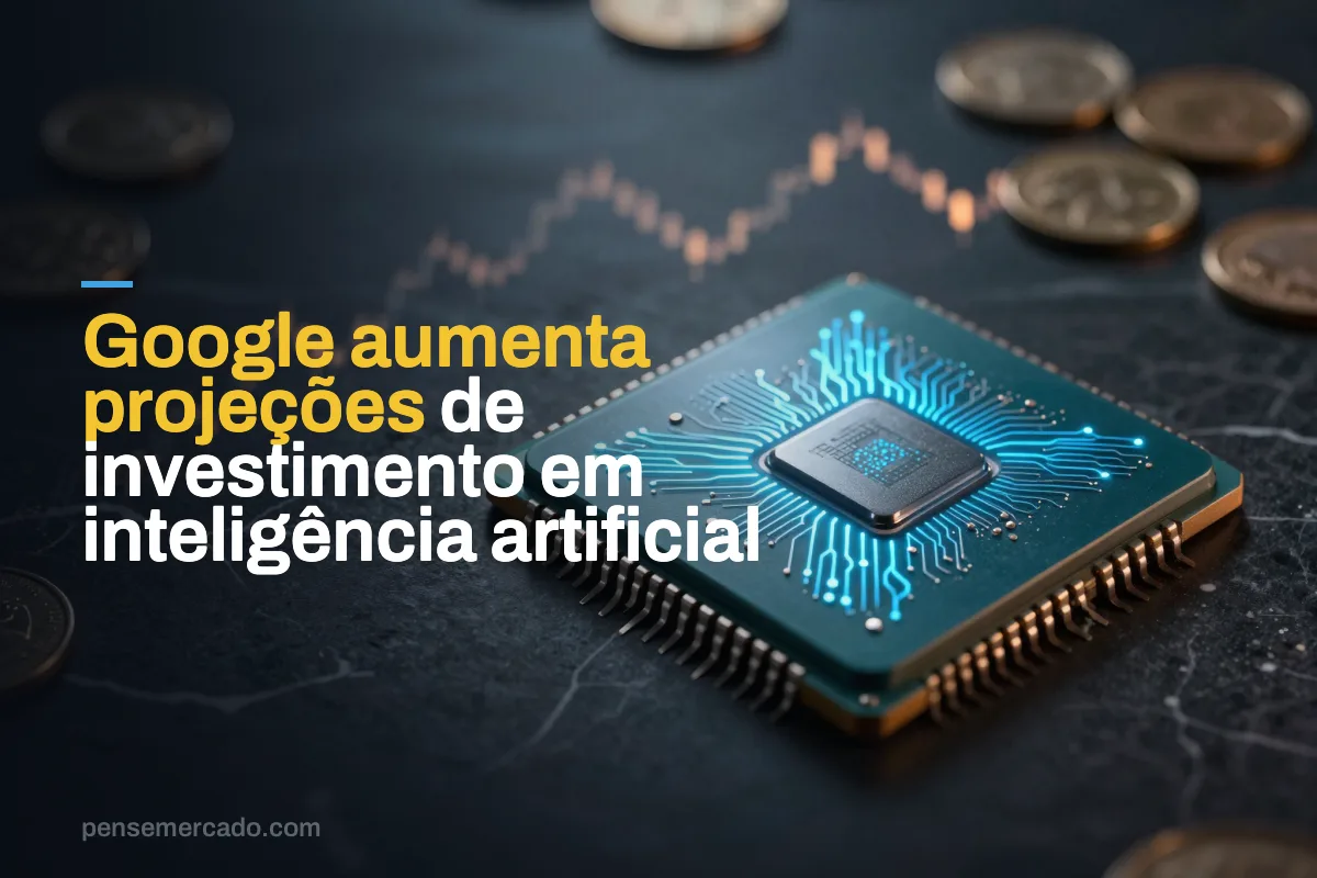 Google aumenta projeções de investimento em inteligência artificial
