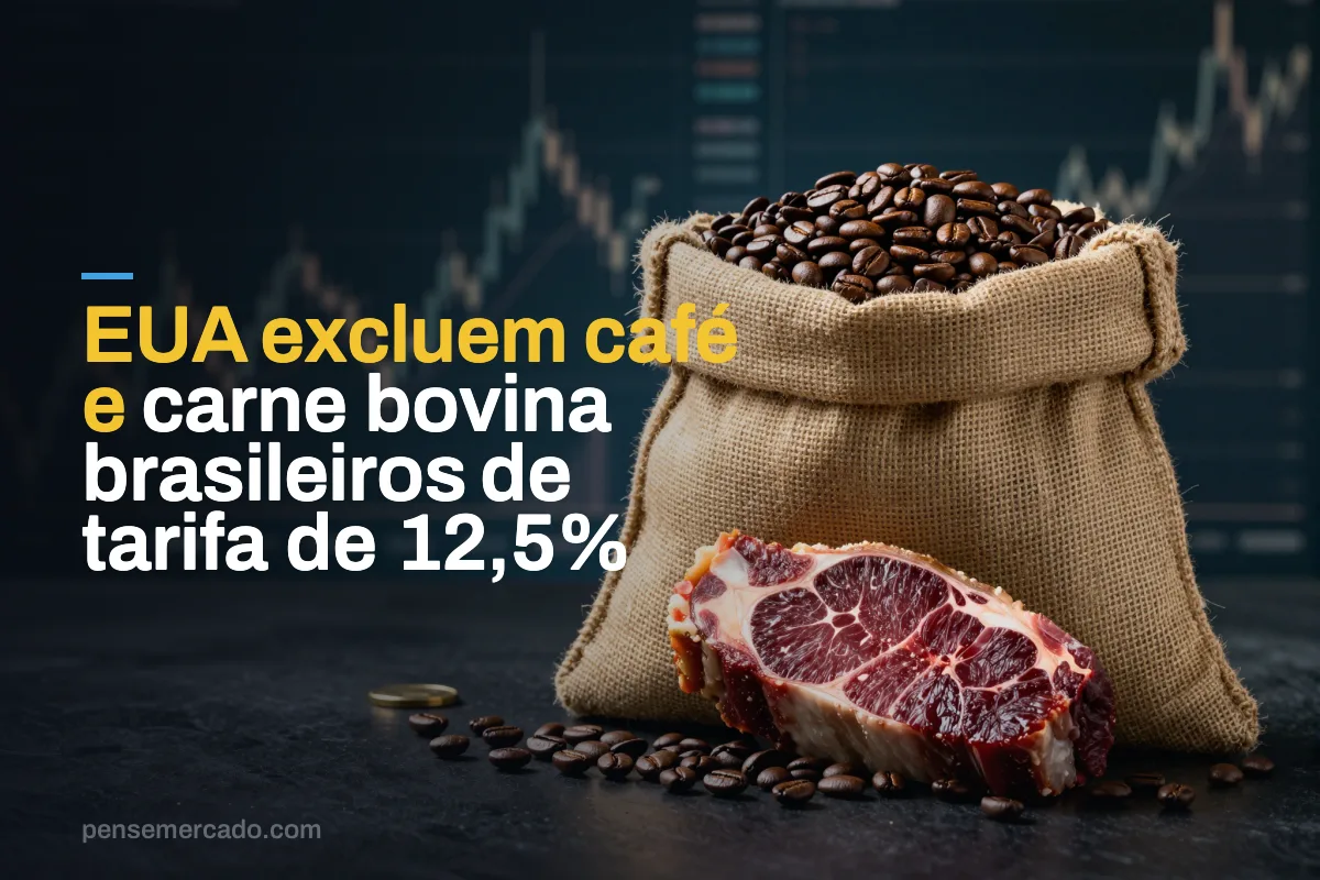 EUA excluem café e carne bovina brasileiros de tarifa de 12,5%