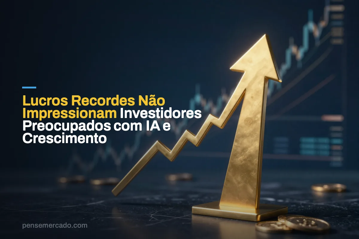 Lucros Recordes Não Impressionam Investidores Preocupados com IA e Crescimento