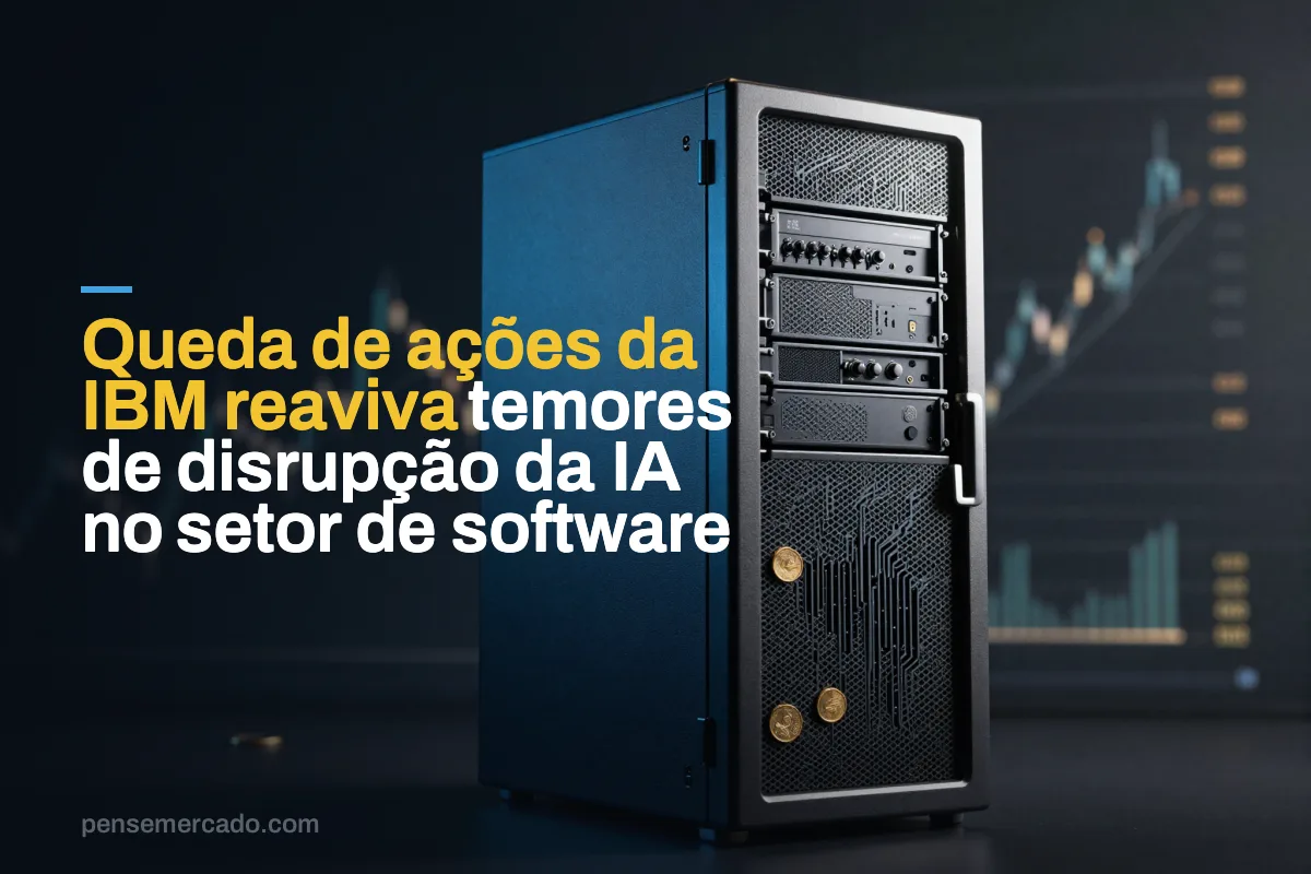 Queda de ações da IBM reaviva temores de disrupção da IA no setor de software