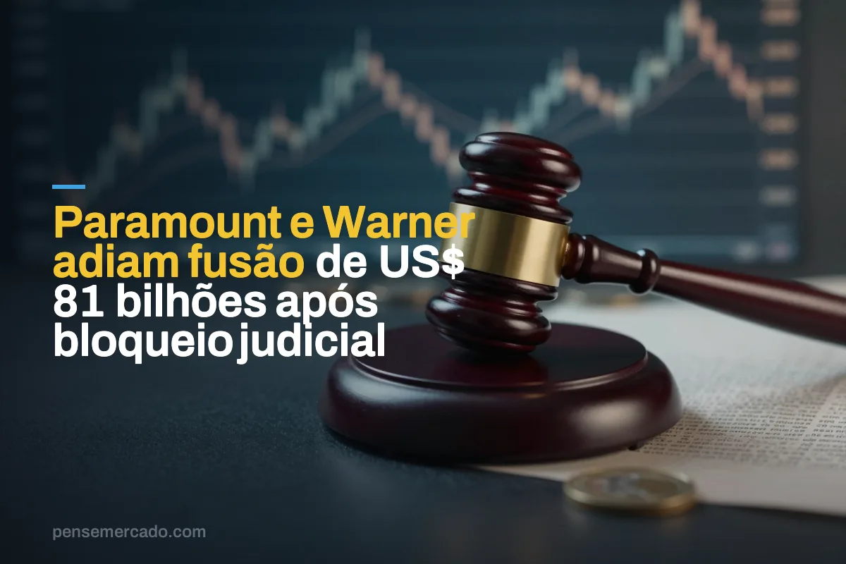 Paramount e Warner adiam fusão de US$ 81 bilhões após bloqueio judicial