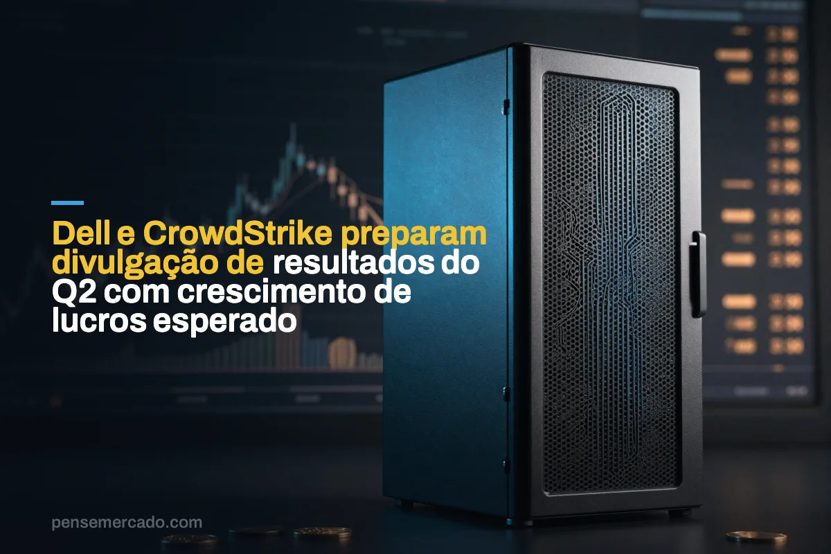 Dell e CrowdStrike preparam divulgação de resultados do Q2 com crescimento de lucros esperado