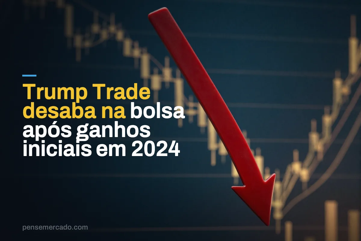Trump Trade desaba na bolsa após ganhos iniciais em 2024