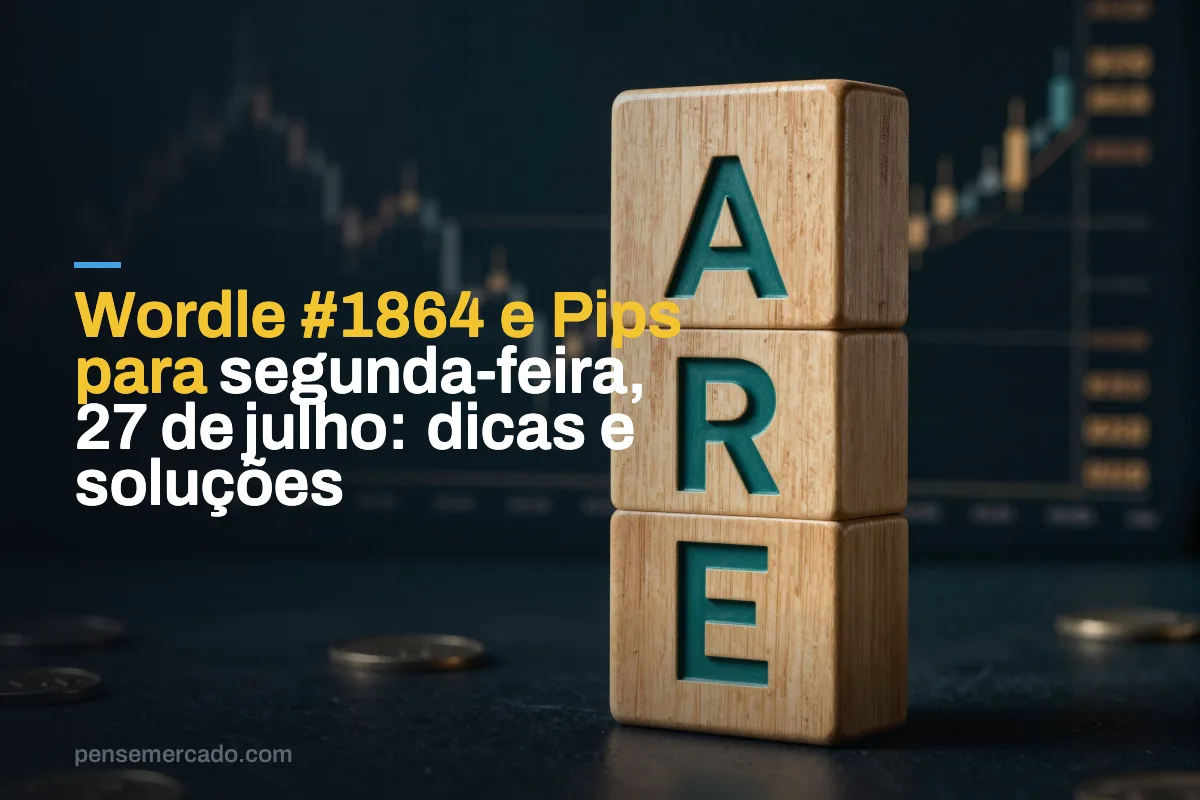 Wordle #1864 e Pips para segunda-feira, 27 de julho: dicas e soluções