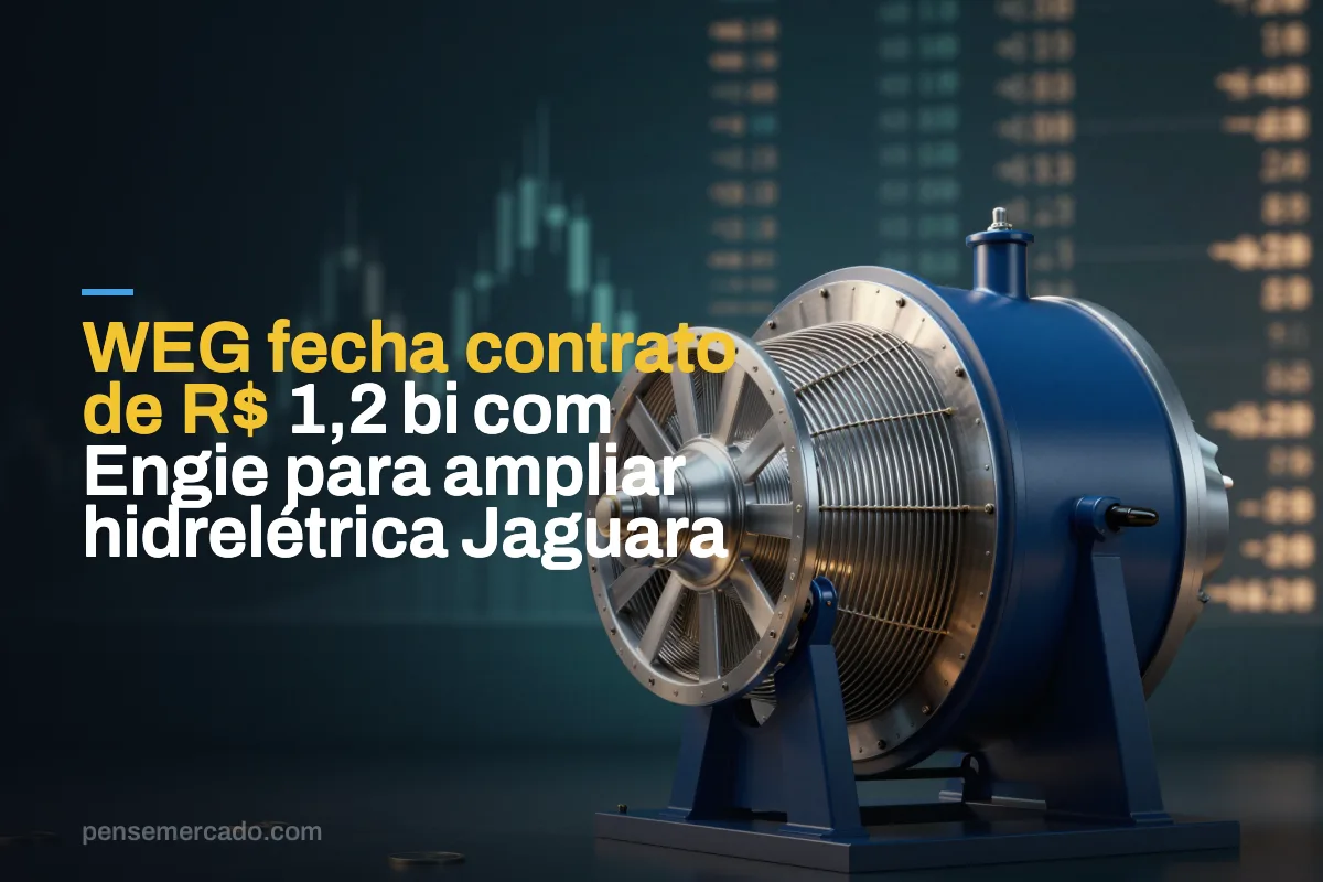 WEG fecha contrato de R$ 1,2 bi com Engie para ampliar hidrelétrica Jaguara