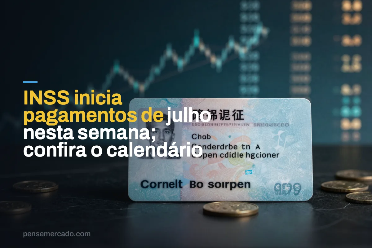 INSS inicia pagamentos de julho nesta semana; confira o calendário