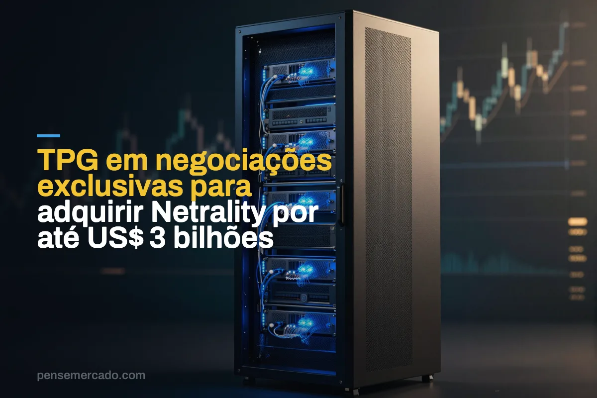TPG em negociações exclusivas para adquirir Netrality por até US$ 3 bilhões