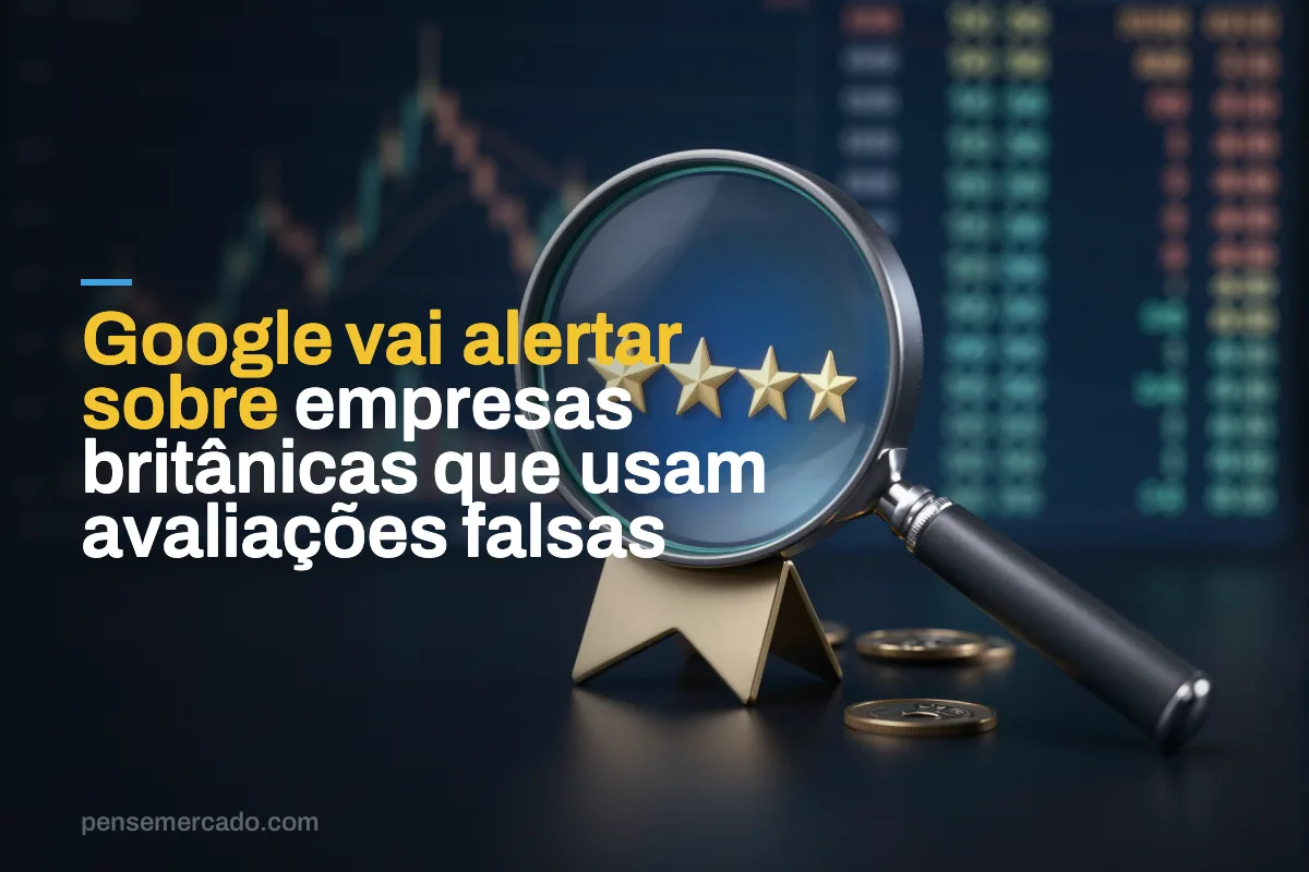 Google vai alertar sobre empresas britânicas que usam avaliações falsas
