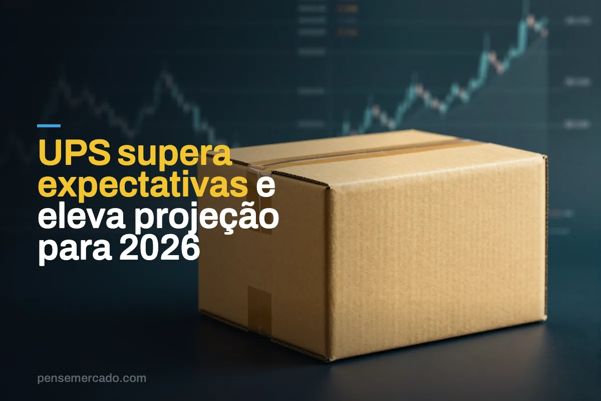 UPS supera expectativas e eleva projeção para 2026