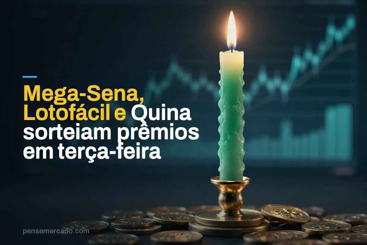 Mega-Sena, Lotofácil e Quina sorteiam prêmios em terça-feira