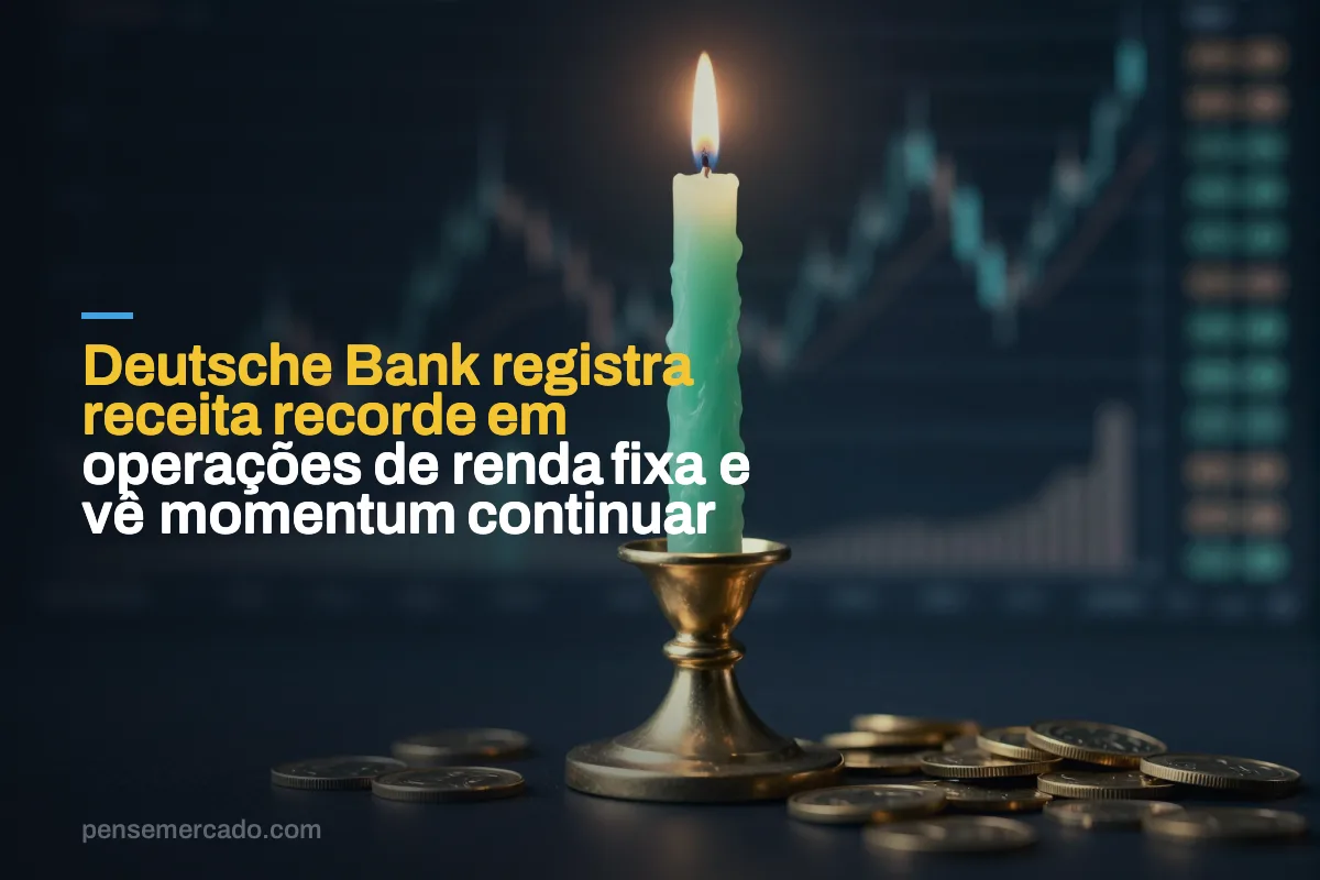 Deutsche Bank registra receita recorde em operações de renda fixa e vê momentum continuar