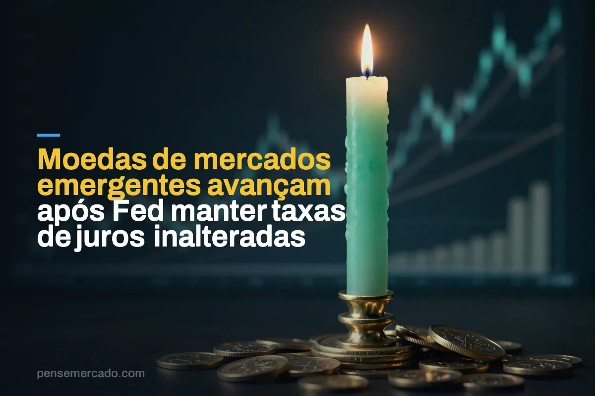 Moedas de mercados emergentes avançam após Fed manter taxas de juros inalteradas