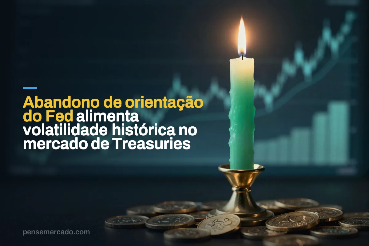 Abandono de orientação do Fed alimenta volatilidade histórica no mercado de Treasuries