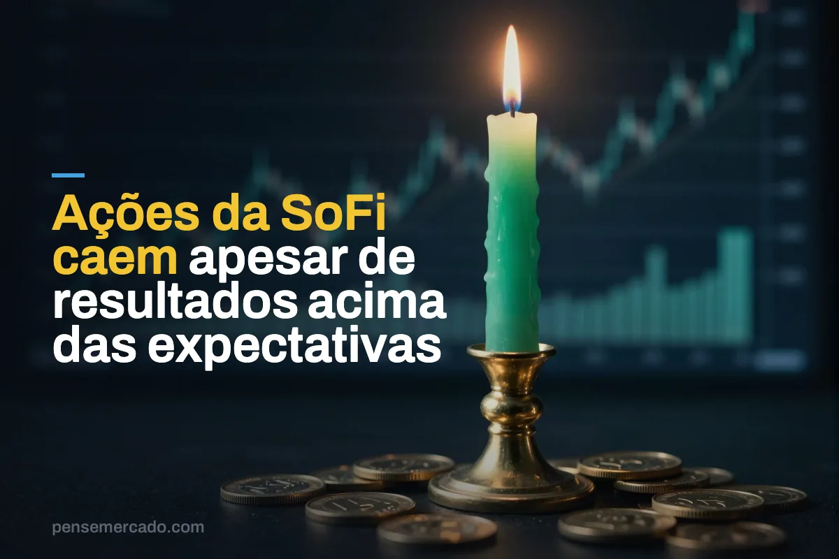 Ações da SoFi caem apesar de resultados acima das expectativas
