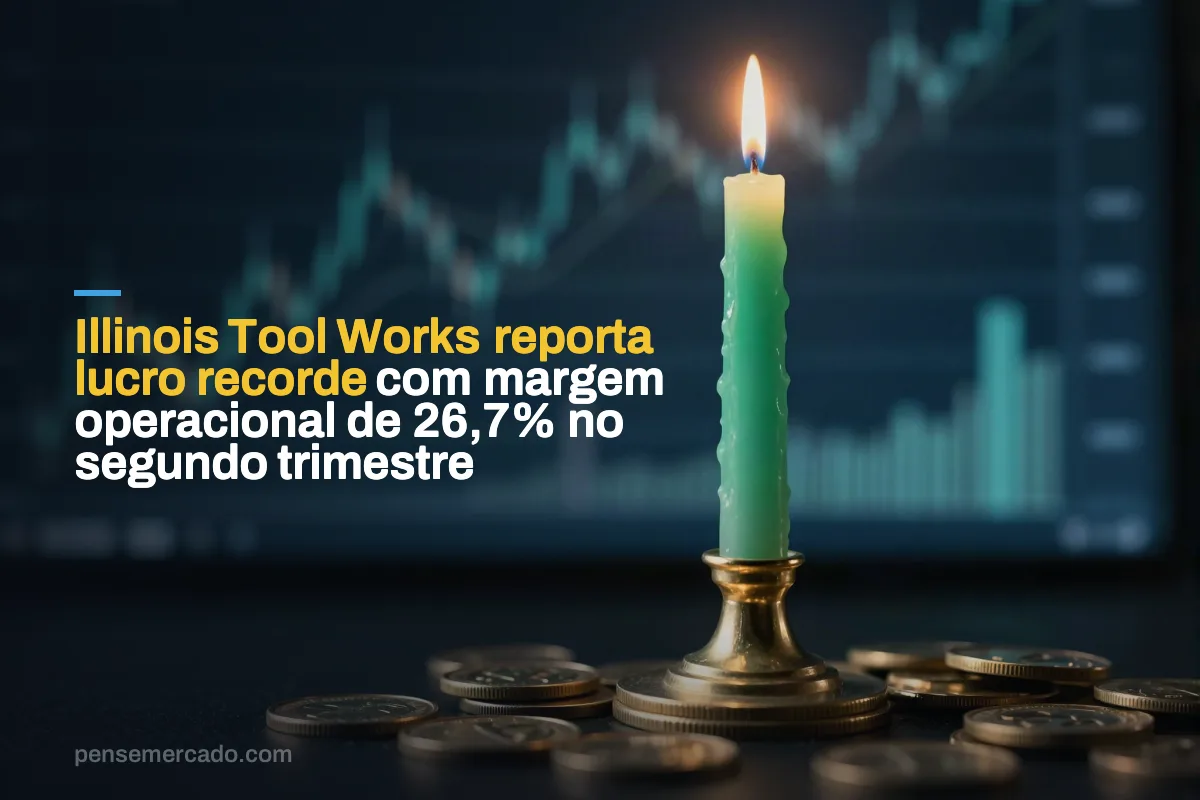 Illinois Tool Works reporta lucro recorde com margem operacional de 26,7% no segundo trimestre