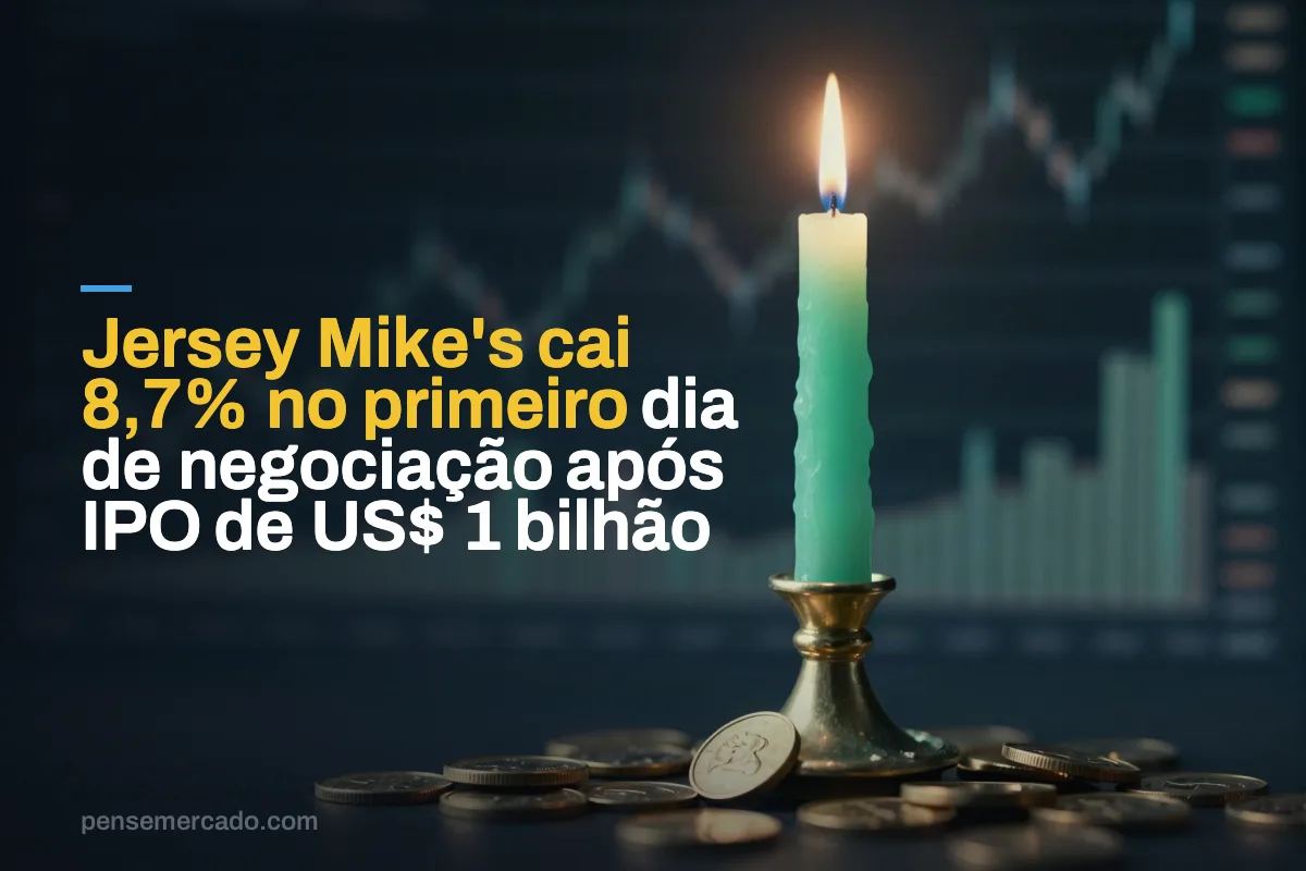 Jersey Mike's cai 8,7% no primeiro dia de negociação após IPO de US$ 1 bilhão