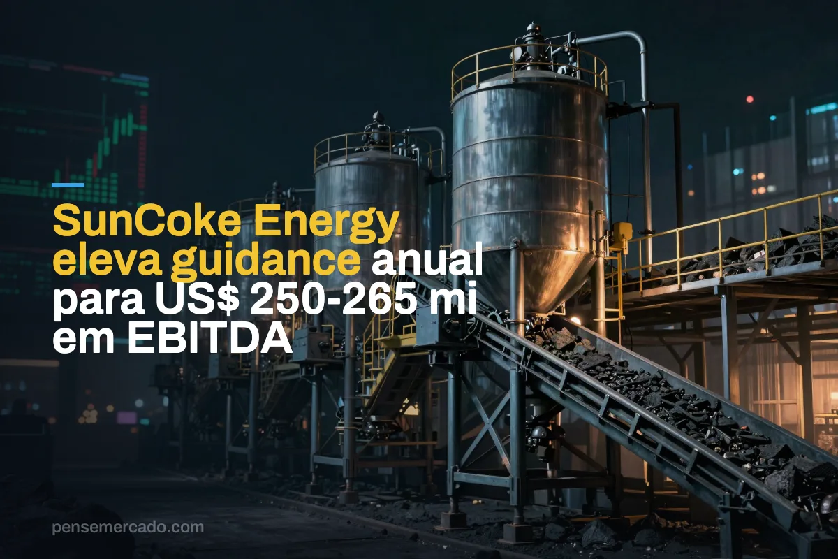 SunCoke Energy eleva guidance anual para US$ 250-265 mi em EBITDA