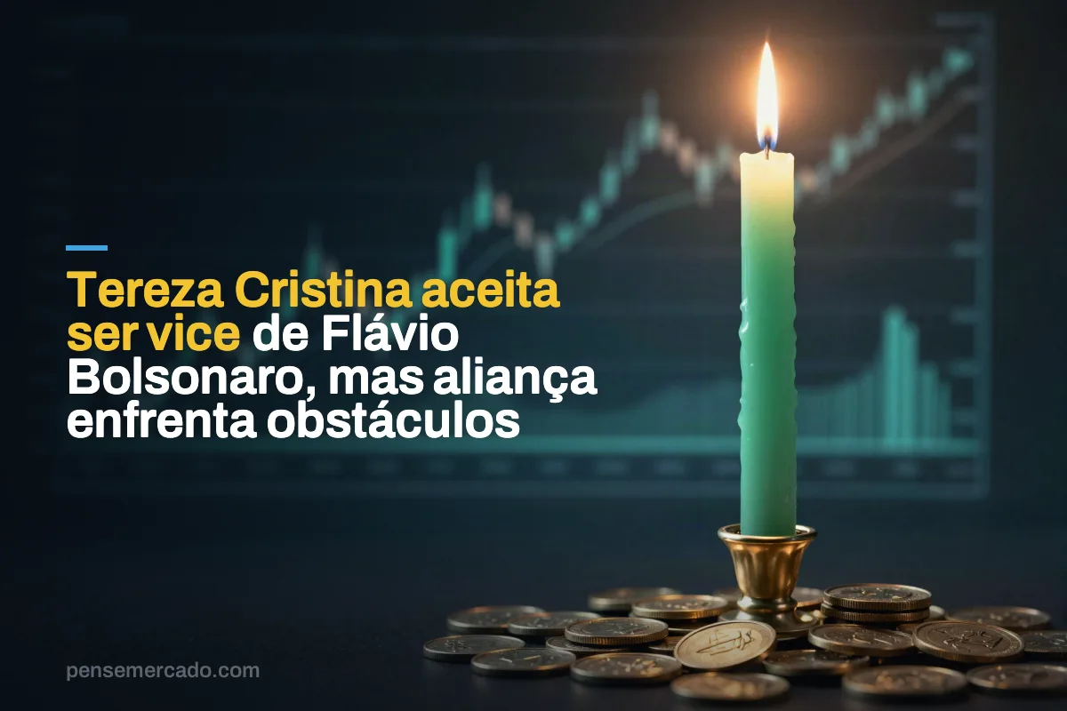 Tereza Cristina aceita ser vice de Flávio Bolsonaro, mas aliança enfrenta obstáculos