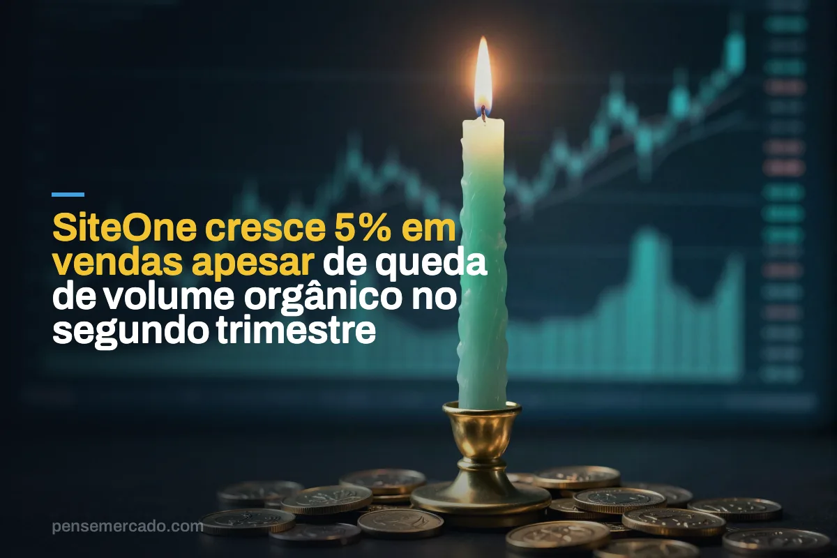 SiteOne cresce 5% em vendas apesar de queda de volume orgânico no segundo trimestre