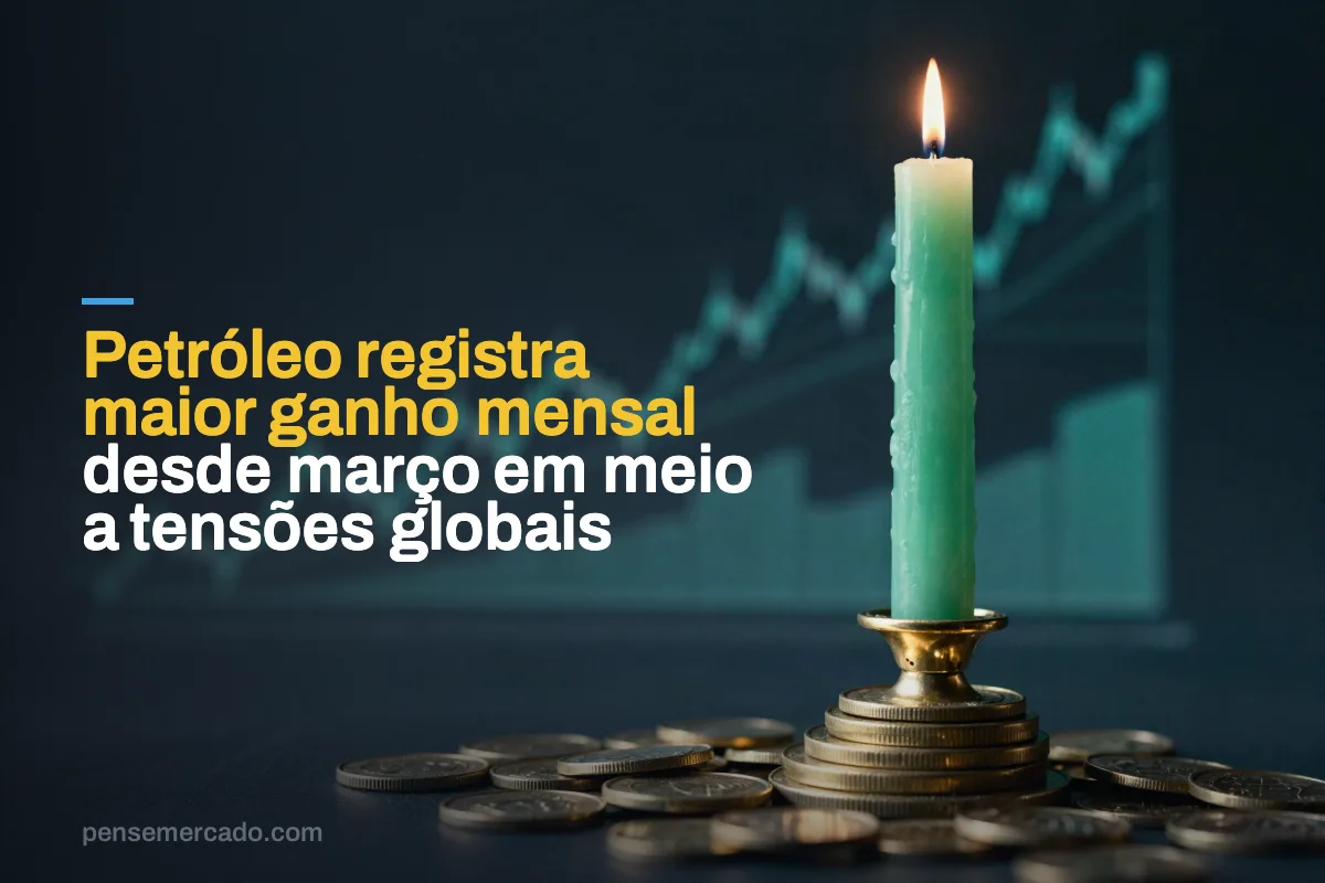 Petróleo registra maior ganho mensal desde março em meio a tensões globais