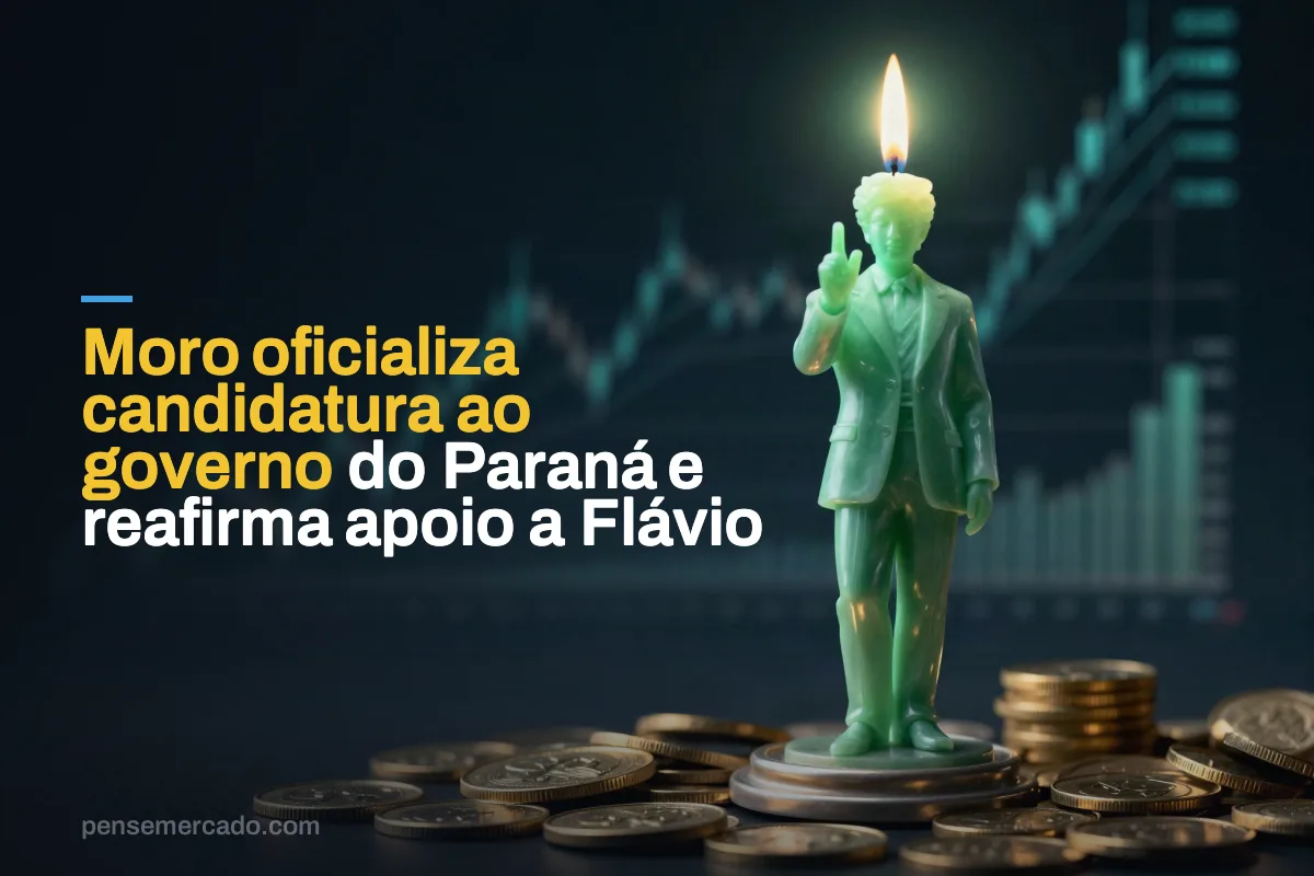 Moro oficializa candidatura ao governo do Paraná e reafirma apoio a Flávio