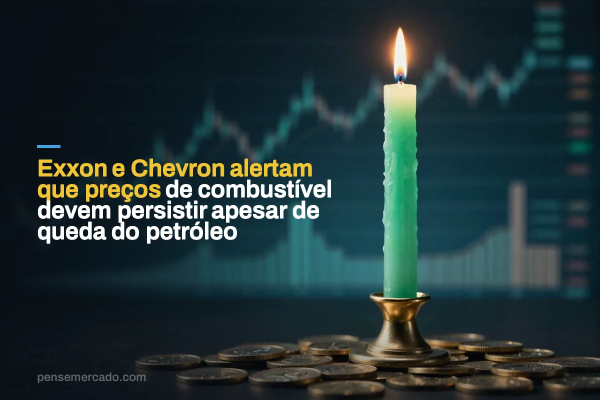 Exxon e Chevron alertam que preços de combustível devem persistir apesar de queda do petróleo