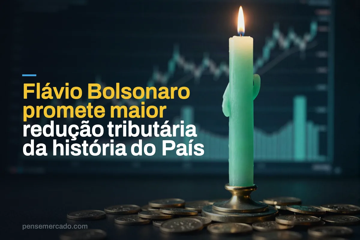 Flávio Bolsonaro promete maior redução tributária da história do País