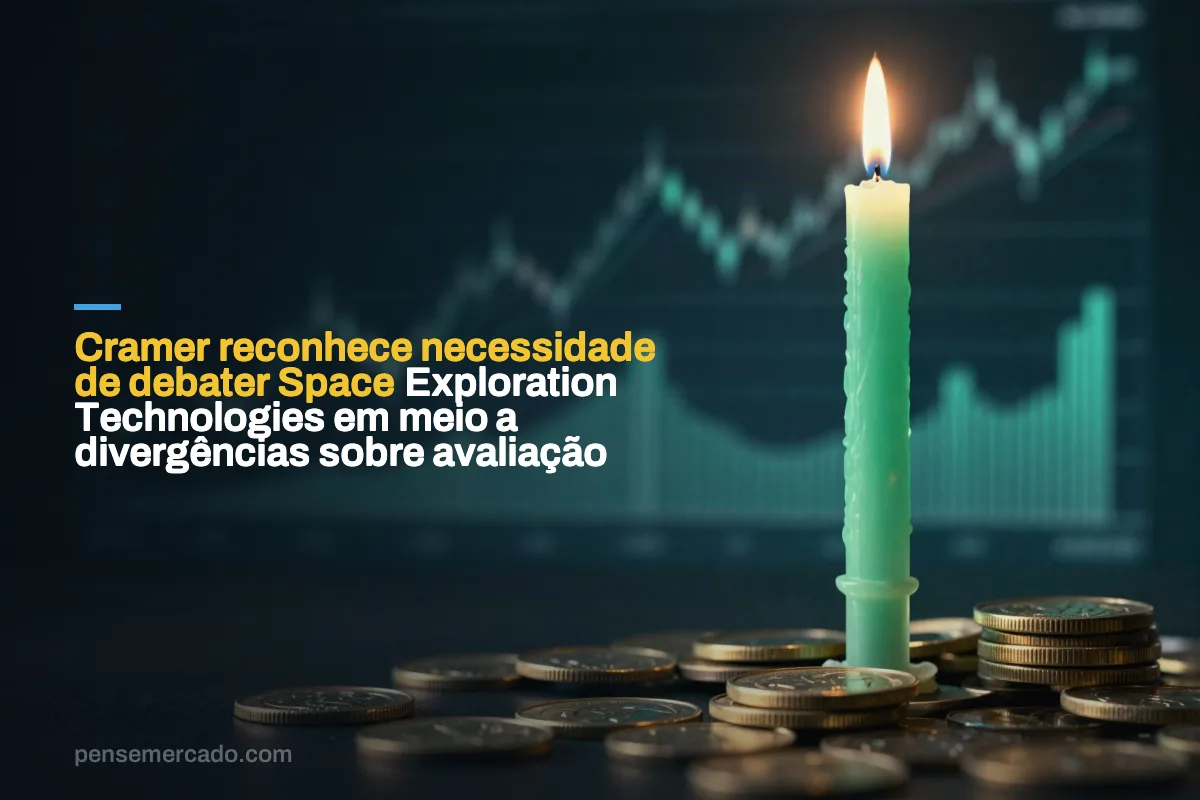 Cramer reconhece necessidade de debater Space Exploration Technologies em meio a divergências sobre avaliação