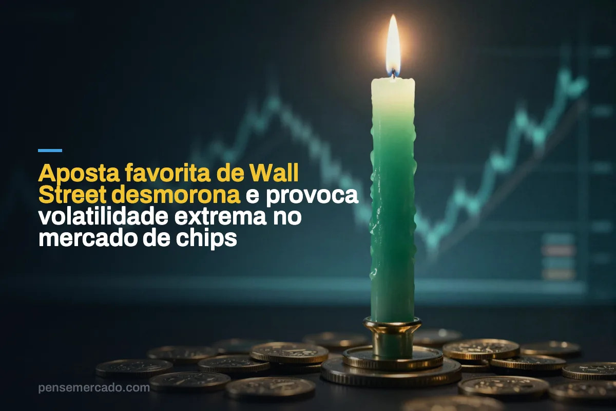 Aposta favorita de Wall Street desmorona e provoca volatilidade extrema no mercado de chips