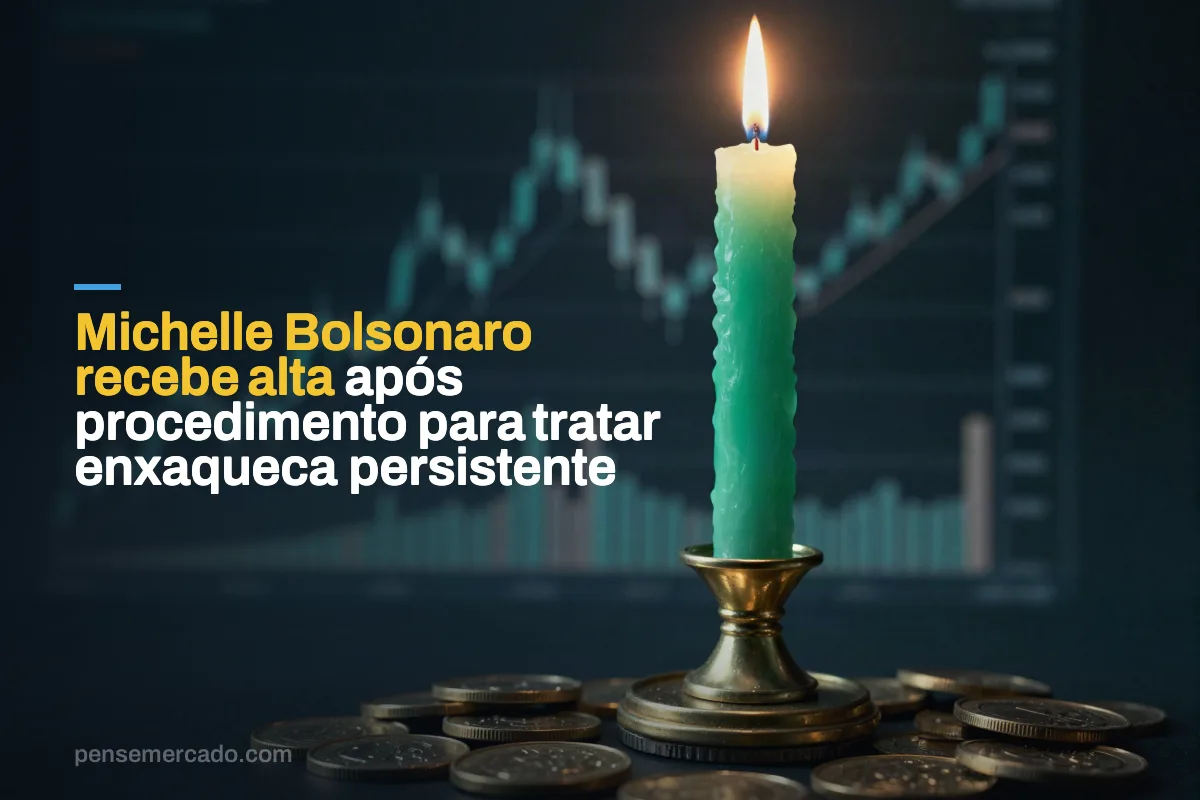 Michelle Bolsonaro recebe alta após procedimento para tratar enxaqueca persistente