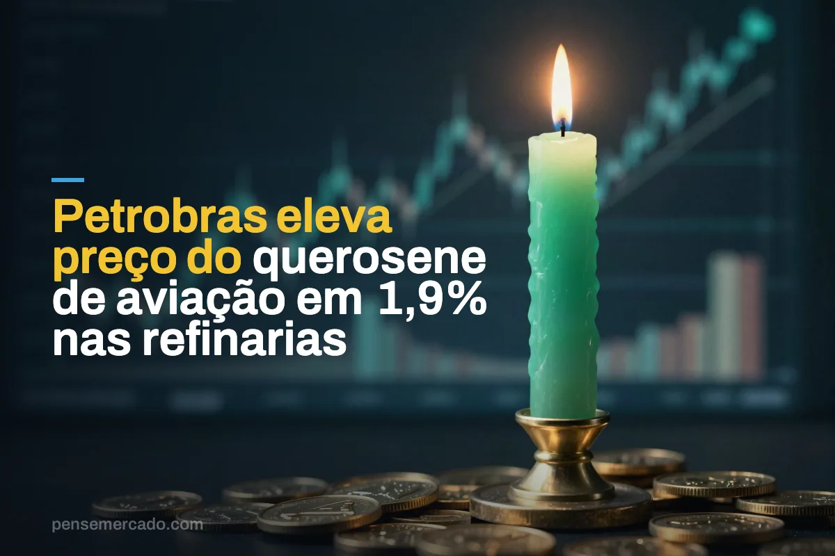 Petrobras eleva preço do querosene de aviação em 1,9% nas refinarias