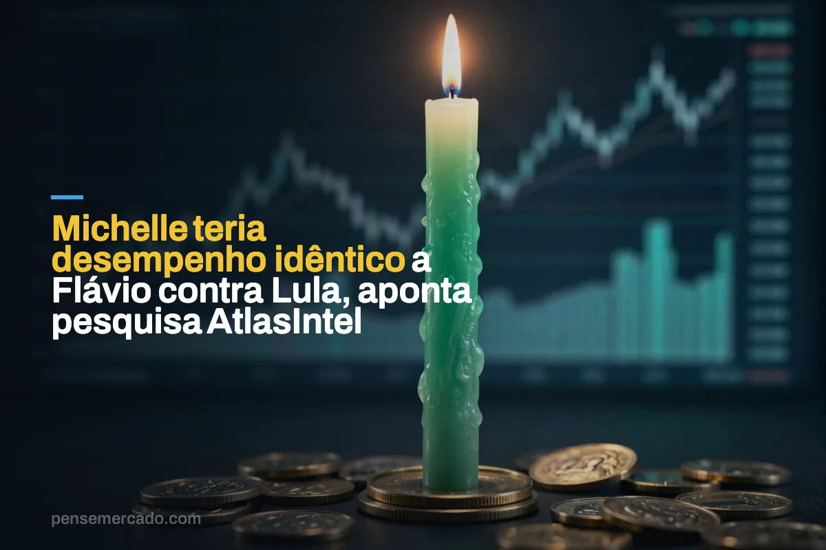 Michelle teria desempenho idêntico a Flávio contra Lula, aponta pesquisa AtlasIntel