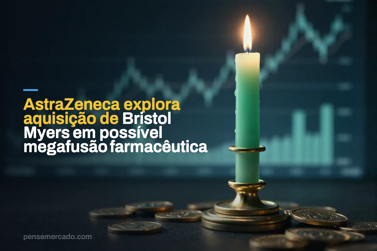 AstraZeneca explora aquisição de Bristol Myers em possível megafusão farmacêutica