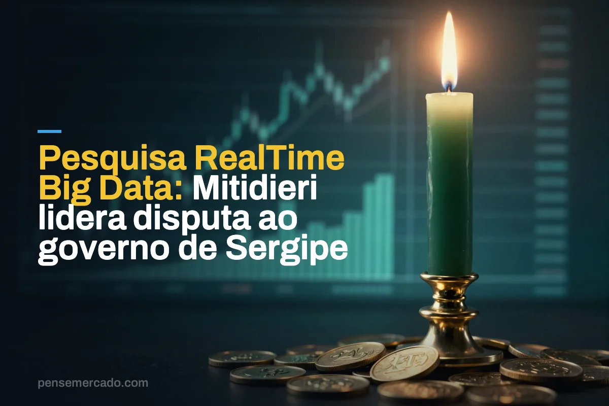 Pesquisa RealTime Big Data: Mitidieri lidera disputa ao governo de Sergipe